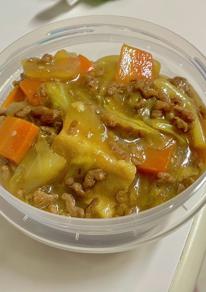 厚揚げと挽肉の和風しょうが餡掛け-レシピのメイン写真