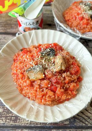 災害食のトマトリゾット-レシピのメイン写真