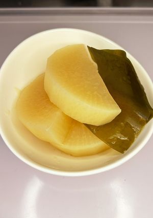 おでん用だいこんの下ごしらえ-レシピのメイン写真