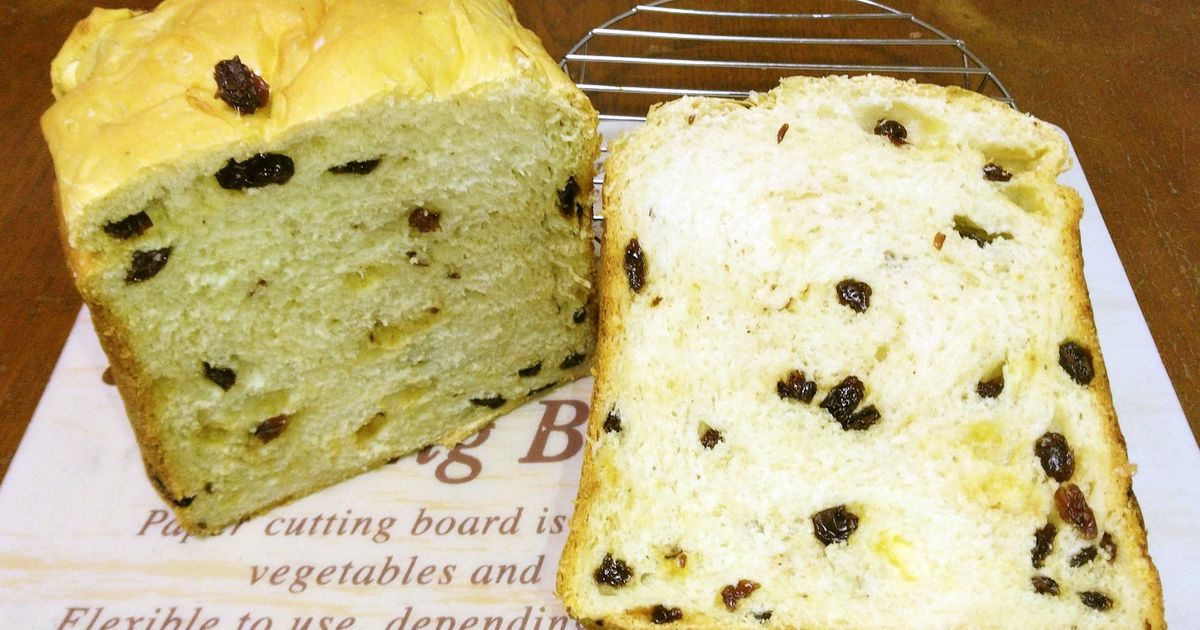 Hbで！もちもちレーズンパン by 胡桃_typeR 【クックパッド】 簡単