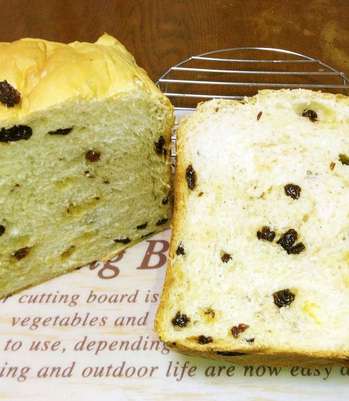 Hbで！もちもちレーズンパン by 胡桃_typeR 【クックパッド】 簡単