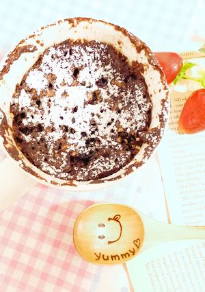 レンチンヘルシー？フォンダンショコラ-レシピのメイン写真