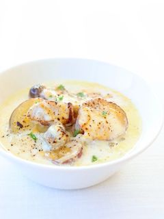 【さつまいもベーコンの焼きチーズスープ】-レシピのメイン写真