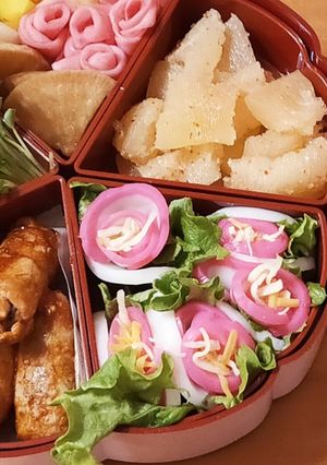 板かまぼこの飾り切りアレンジ-レシピのメイン写真