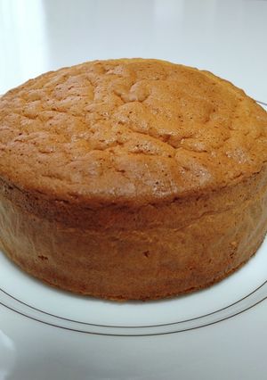 共立てで作るスポンジケーキ-レシピのメイン写真