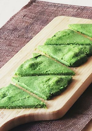 卵なし☆レンジ3分☆すり胡麻抹茶クッキー-レシピのメイン写真