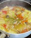 便秘解消！きのこと白菜の燃焼スープ