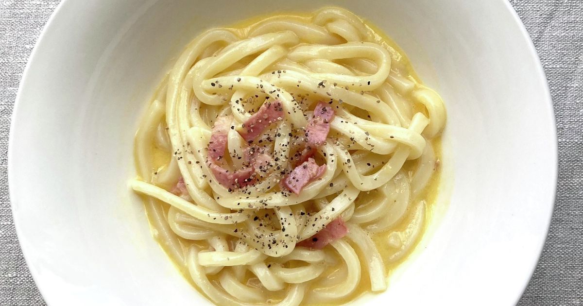 楽チン】冷凍うどんでカルボナーラ by 武蔵野市 【クックパッド】 簡単