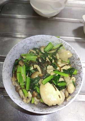 鶏もも肉と塩こんぶ炒め-レシピのメイン写真