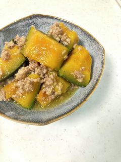 かぼちゃのそぼろあん-レシピのメイン写真