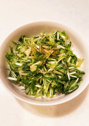 水菜いっぱい食べれます!おつまみにも-レシピのメイン写真