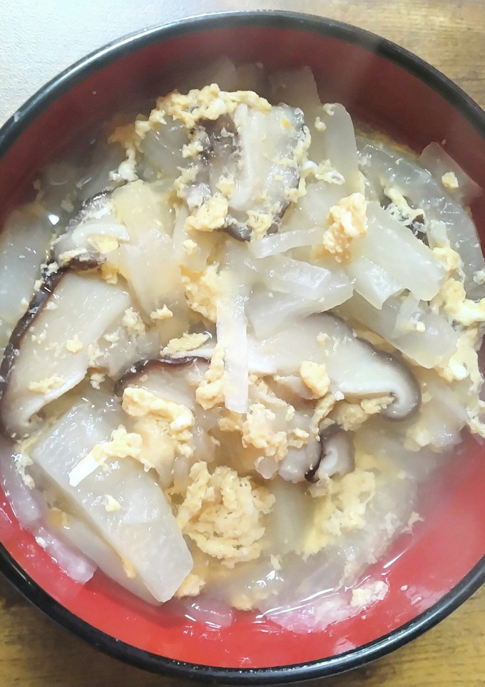 あと一品 大根と 椎茸 卵の中華スープ✾-レシピのメイン写真