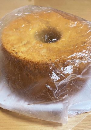 目から鱗！17cmシフォンケーキの保存法-レシピのメイン写真