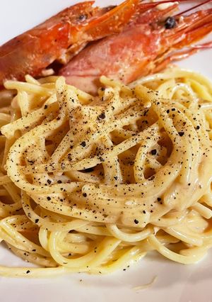 簡単絶品　エビのクリームパスタ-レシピのメイン写真