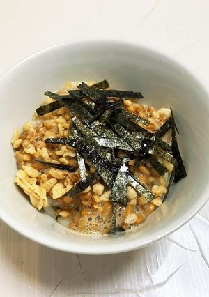 簡単♡ランチに♡たまご醤油たれ納豆うどん-レシピのメイン写真