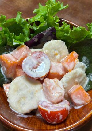 南国育ちフルーツパパイヤサラダ🥗-レシピのメイン写真