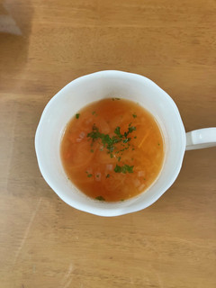 二日酔いの朝のトマトスープ-レシピのメイン写真