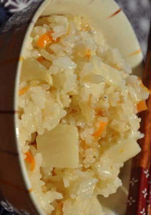 じゃこ入り♬筍ごはん-レシピのメイン写真