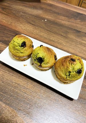 黒豆と抹茶のマフィン-レシピのメイン写真