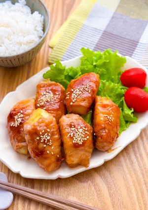 じゃがいものピリ辛肉巻き-レシピのメイン写真