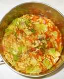 蒸し大豆ミネストローネ♪簡単野菜たっぷり