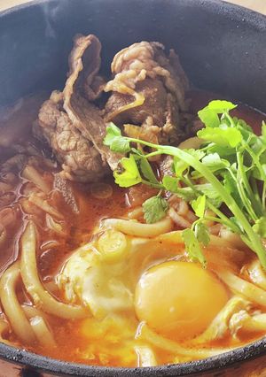 牛肉&大根☆韓国ラーメン冷凍煮込みうどん-レシピのメイン写真