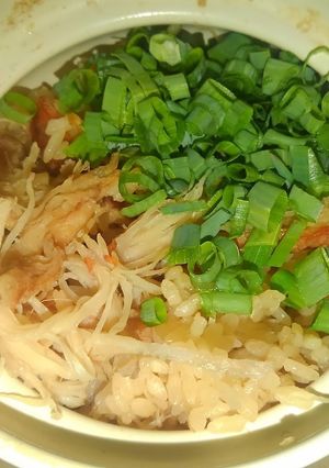 蟹釜飯：炊飯マグを使用しレンチンで！-レシピのメイン写真