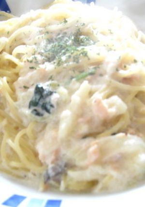 鮭と白菜のクリームパスタ-レシピのメイン写真