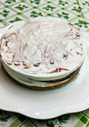 マーブルレアチーズケーキ-レシピのメイン写真