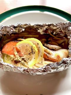 鮭のホイル包み焼き-レシピのメイン写真
