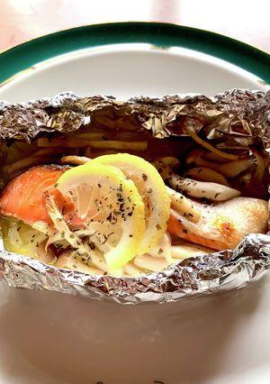 鮭のホイル包み焼き-レシピのメイン写真
