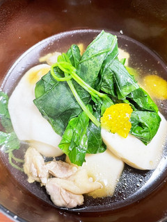 かつお出汁のお雑煮-レシピのメイン写真
