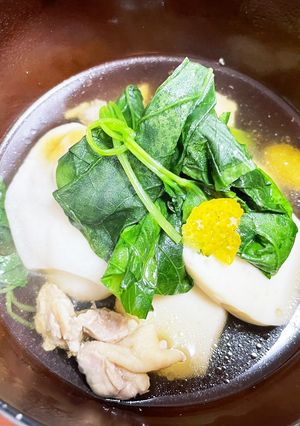 かつお出汁のお雑煮-レシピのメイン写真