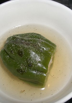 ピーマンの肉詰め煮てみました～-レシピのメイン写真