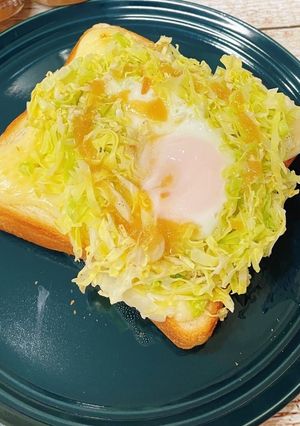 ドレッシングde簡単すごもりトースト-レシピのメイン写真