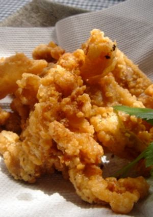 オイマヨ味☆カリカリ鶏皮唐揚げ-レシピのメイン写真