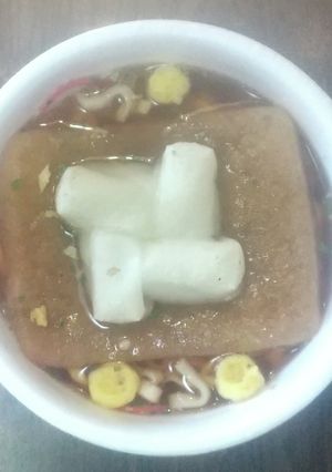 手裏剣餅、食べやすい餅の切り方-レシピのメイン写真