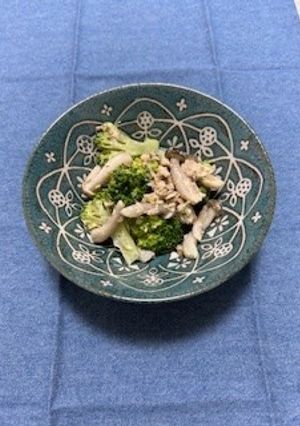 鯖缶とブロッコリーのカレー風味サラダ-レシピのメイン写真