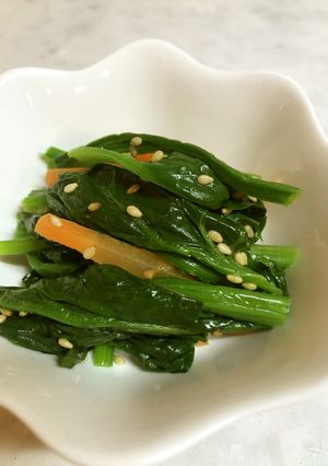 ほうれん草と人参のナムル-レシピのメイン写真