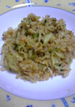 『和風カレーチーズチャーハン』-レシピのメイン写真