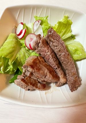 簡単ステーキ-レシピのメイン写真