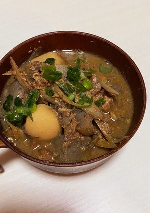 里芋とごぼうのさば味噌煮-レシピのメイン写真