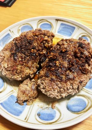 荒々しい砂肝ハンバーグ-レシピのメイン写真