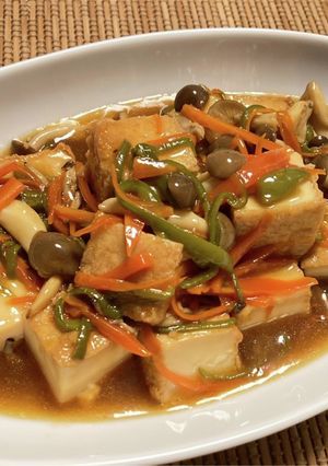 厚揚げ豆腐の甘酢あんかけ-レシピのメイン写真
