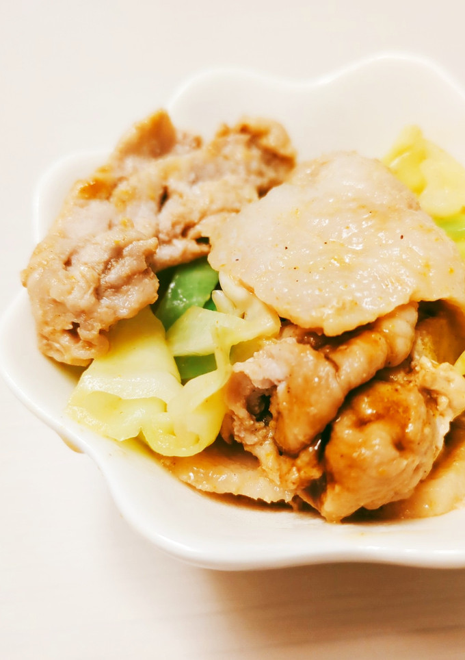 簡単！豚キャベツのマヨカレー炒め-レシピのメイン写真