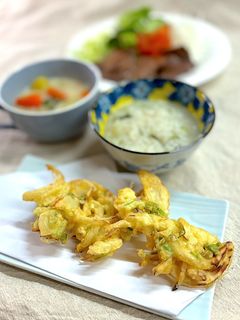 七草が残ったら!かき揚げに♪-レシピのメイン写真