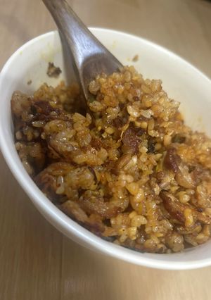ビビンバみたいなキムチ納豆炒飯-レシピのメイン写真