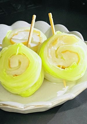 時短簡単!弁当にちくわと白菜ぐるぐる巻き-レシピのメイン写真