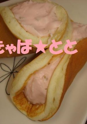 桜あん＋ホイップ＝簡単桜クリーム＾＾-レシピのメイン写真