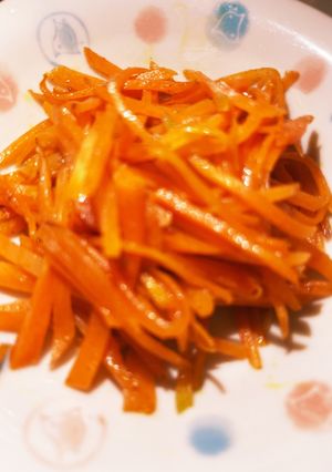 美味しい人参炒め-レシピのメイン写真